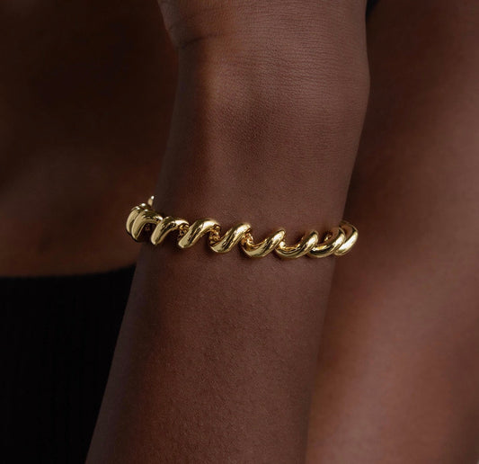 TWISTED CHAIN BRACELET