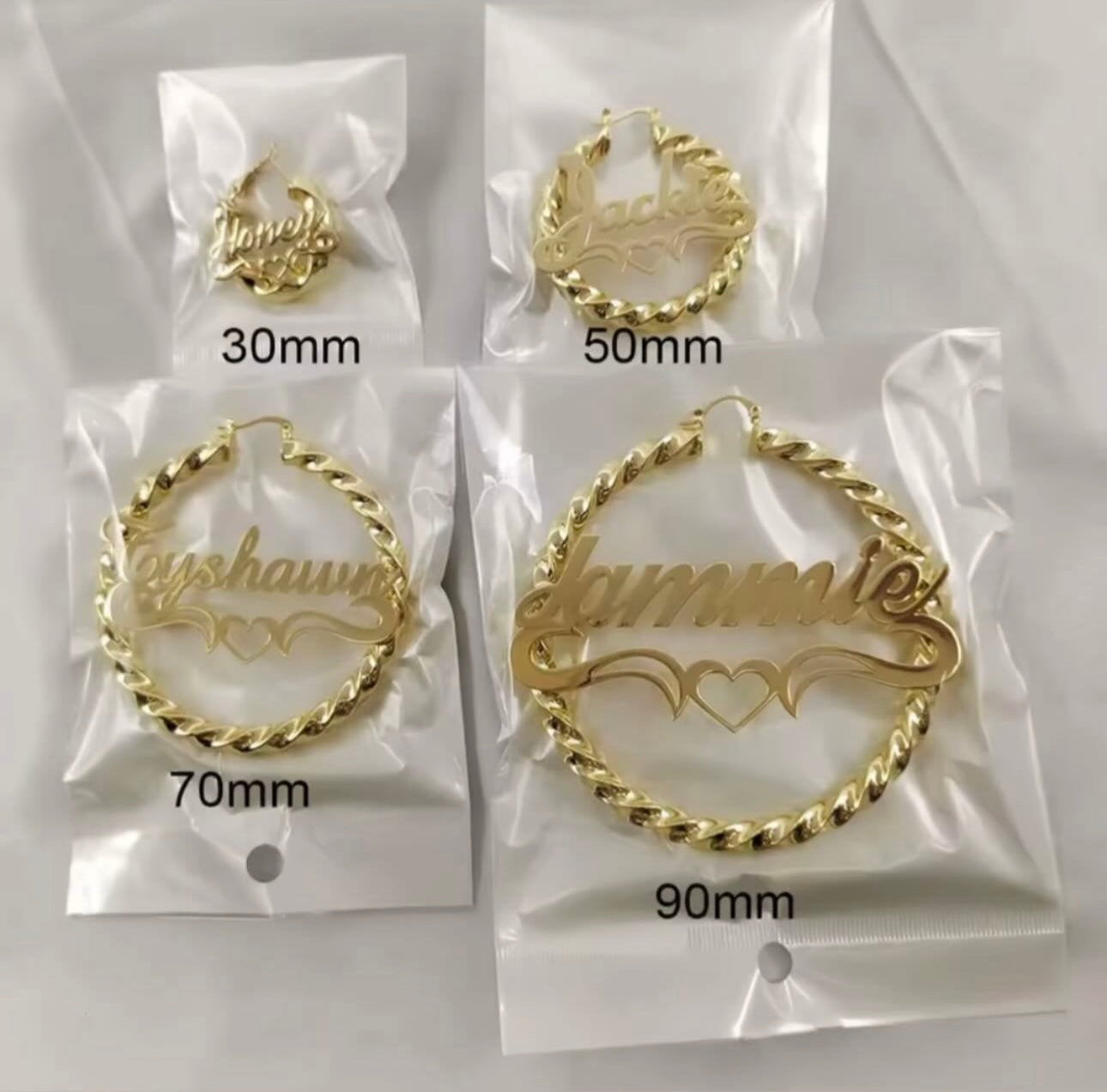 CUSTOM NAME EARRINGS