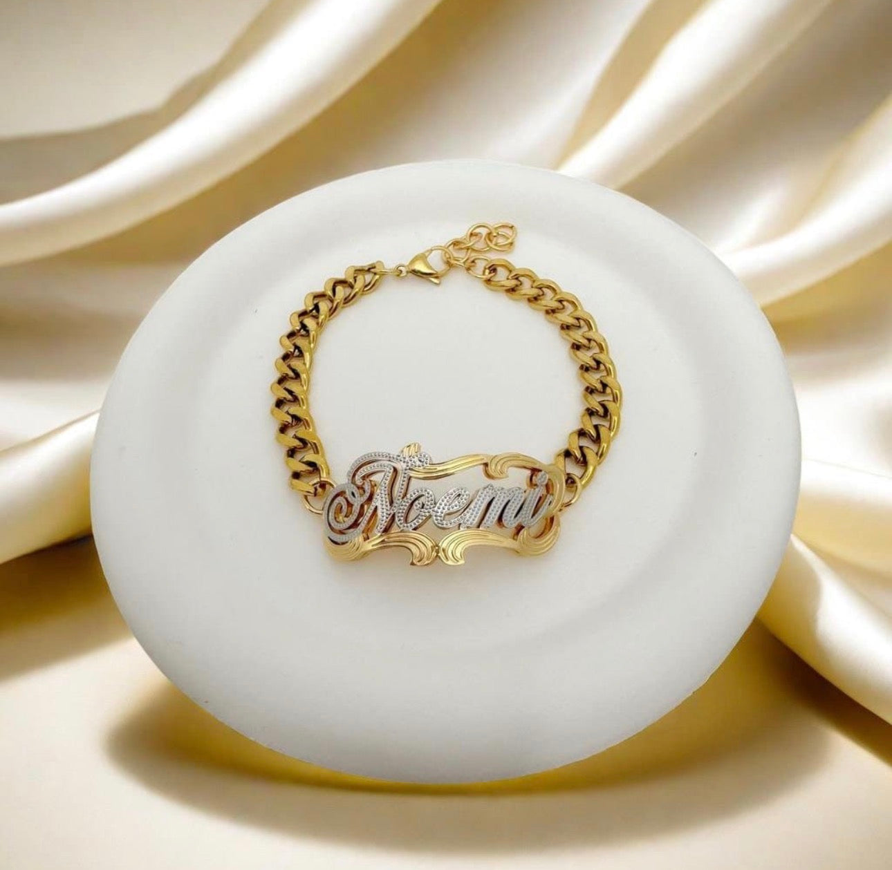 CUSTOM DOUBLE NAME BRACELET