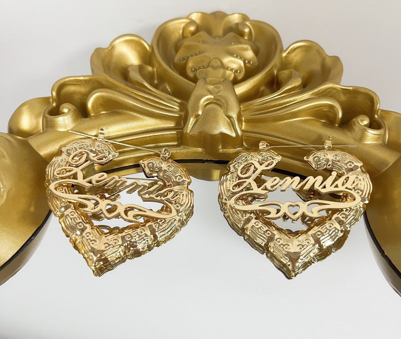 CUSTOM HEART EARRINGS