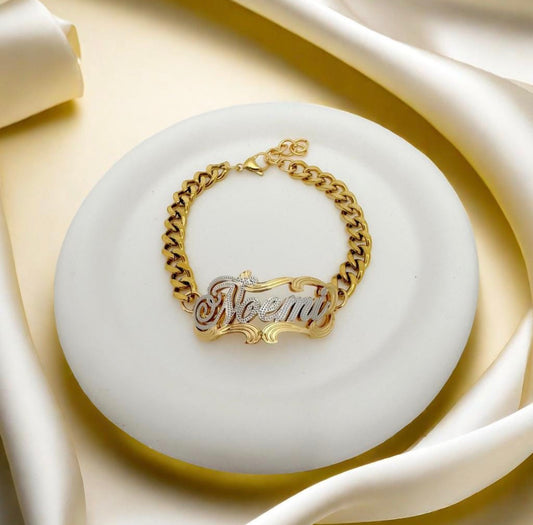 CUSTOM DOUBLE NAME BRACELET