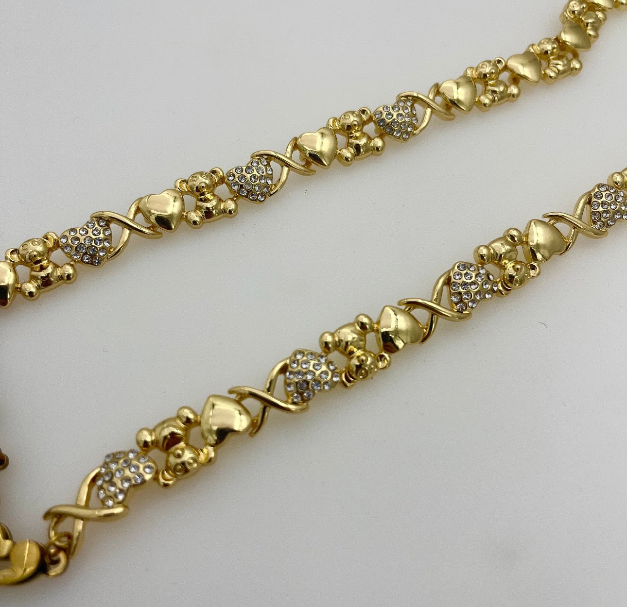 CUSTOM TEDDY BEAR NAME BRACELET